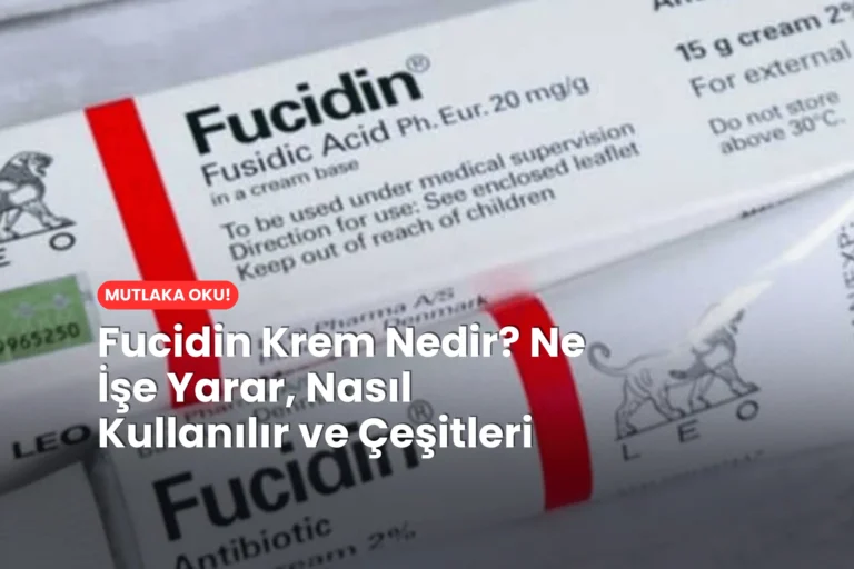 Fucidin Krem Nedir_ Ne İşe Yarar, Nasıl Kullanılır ve Çeşitleri